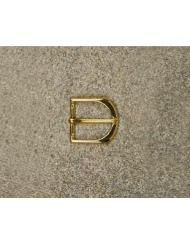 BOUCLE CEINTURE LAITON MIL 635 LARGEUR 30MM DORE