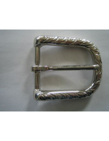 BOUCLE CEINTURE LAITON OS 4995 LARGEUR 30MM NICKEL
