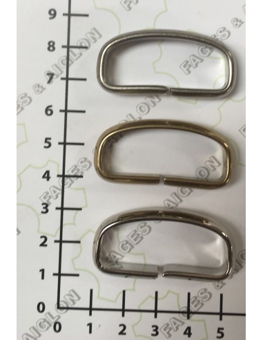 PASSANT CEINTURE LAITON OS 4118 - LARGEUR 35MM