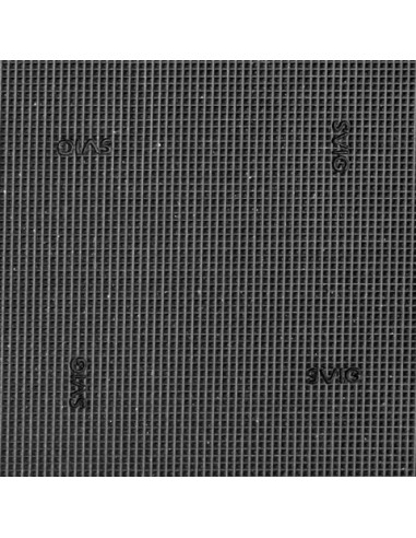 PLAQUE CAOUTCHOUC DIAMANTINO 6MM - SVIG