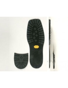 SEMELLE MONOBLOC CAOUTCHOUC 1105 ROCCIA NOIR 41/42 AU 47/48 - VIBRAM