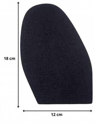 PATIN - DEMI-SEMELLE CAOUTCHOUC TOPGUM CREPE 1.8MM TAILLE H2 - TOPY