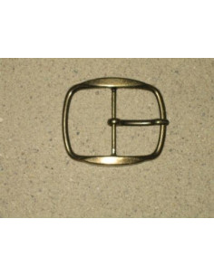 BOUCLE CEINTURE ZAMAK ACIER IM 4938 LARGEUR 40MM BRONZE