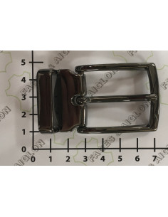 BOUCLE CEINTURE ZAMAK ACIER MG 12061 LARGEUR 30MM CANON DE FUSIL