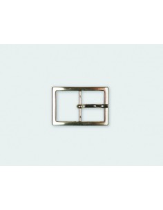 BOUCLE CEINTURE ZAMAK ACIER MG 10280 LARGEUR 30MM NICKEL SATINE