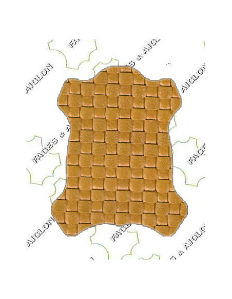 TRESSE SUR CHEVRE PLEIN 4MM EN LARGEUR 0.7M