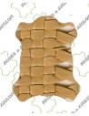 TRESSE SUR CHEVRE AJOURE 4MM EN LARGEUR 0.7M