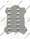 TRESSE SUR CHEVRE AJOURE 4MM EN LARGEUR 0.7M