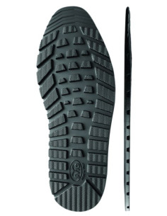 SEMELLE MONOBLOC PLATE CAOUTCHOUC 518 RUNNING - SVIG
