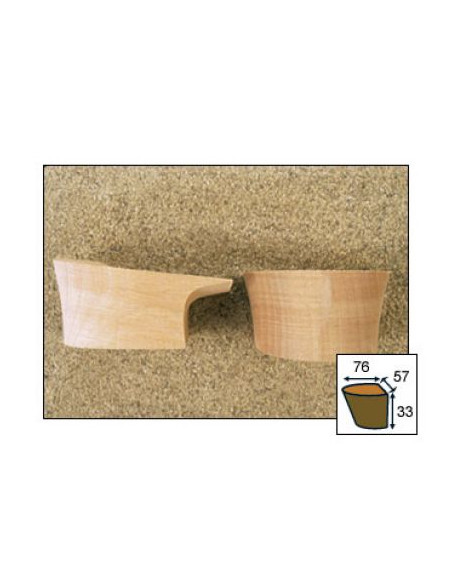 TALON BOIS HETRE BRUT 7236 A RECOUVRIR HAUTEUR 33MM