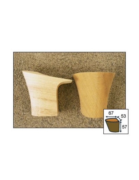 TALON BOIS SAMBA BRUT 2845 A RECOUVRIR HAUTEUR 57MM