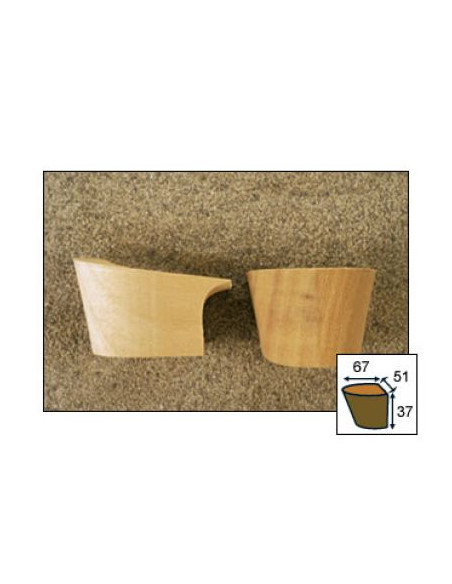 TALON BOIS SAMBA BRUT 2846 A RECOUVRIR HAUTEUR 37MM