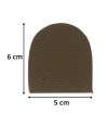 BONBOUT CAOUTCHOUC VERASOFT 6MM TAILLE 5