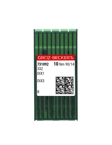 AIGUILLE 332 R GROZ-BECKERT 29K CUIR POINTE RONDE PAR 10