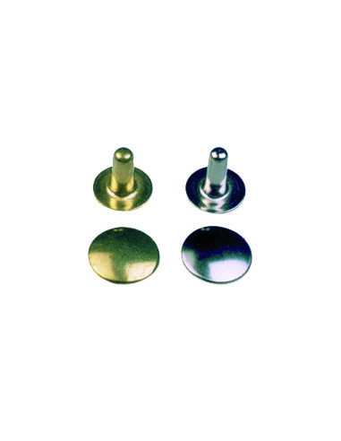 RIVET LAITON N°8 COURT COMPLET Ø10.7MM PIED 9.1MM PAR 100