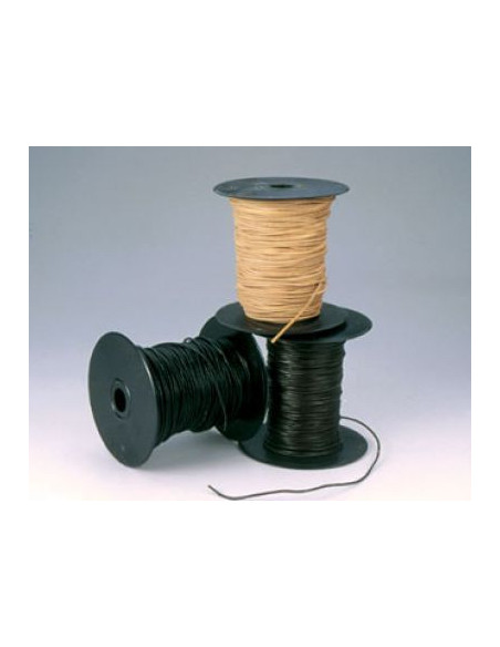 LACET CUIR 1.5MM - NATUREL - 1ère qualité - bobine 50m.