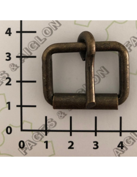 BOUCLE A ROULEAU REF32117 25MM - VIEUX LAITON