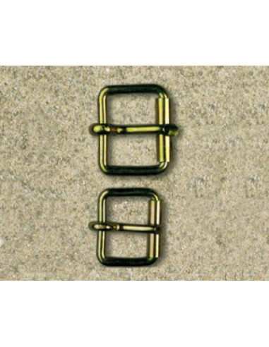 BOUCLE A ROULEAU SOUDEE NOIRE - ACIER - REF. 31101