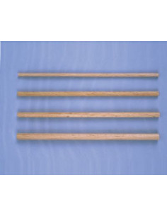 BAGUETTE RONDE BOIS 5MM - LONGUEUR 14CM - SACHET DE 20