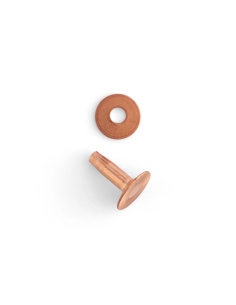 ART.1280 RIVETS CUIVRE 1/2 IN - sachet de 50.-TANDY LEATHER