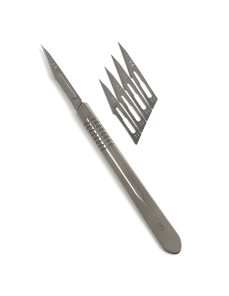 SCALPEL + 5 LAMES - TANDY LEATHER