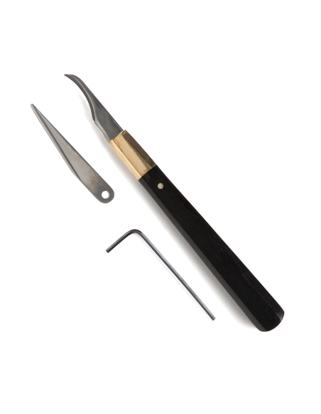 ART.3595 COUTEAU USA + 2 LAMES - TANDY LEATHER