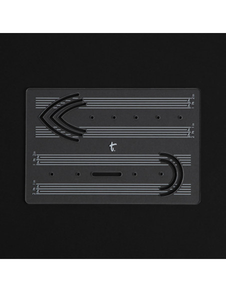 GABARIT POUR EMBOUT DE CEINTURE - TANDY LEATHER