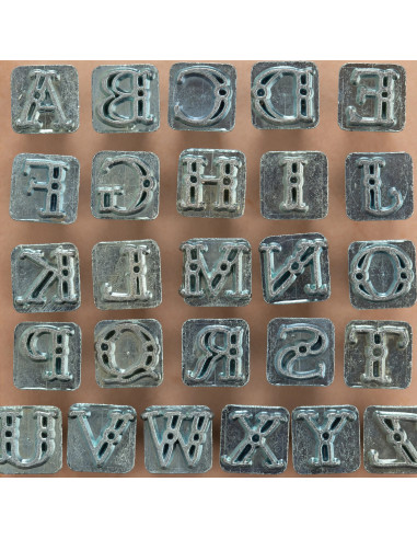 ART.4907 ALPHABET FANCY - TANDY LEATHER