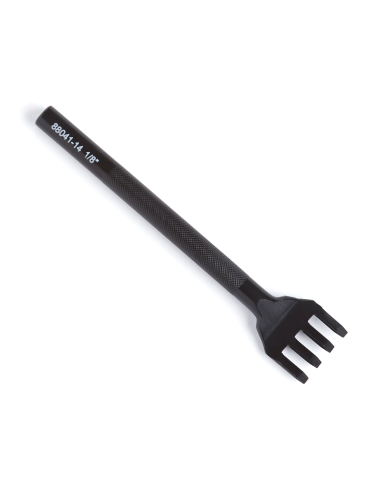 ART.8049 - 88041-14 -GRIFFE A DENTS EN BIAIS GM -3mm-TANDY LEATHER