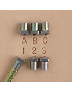 ART.8137 ALPHABET + NOMBRES - TANDY LEATHER