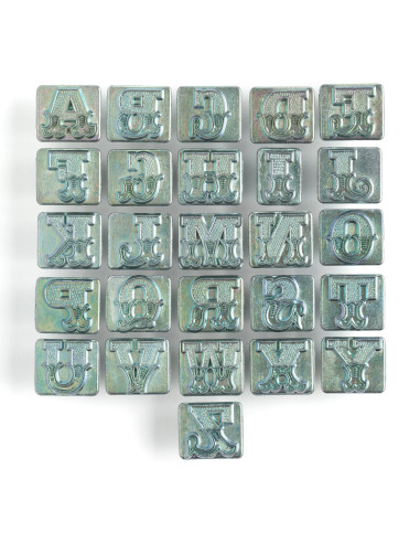 ART.8145 ALPHABET A FRAPPER GM - TANDY LEATHER