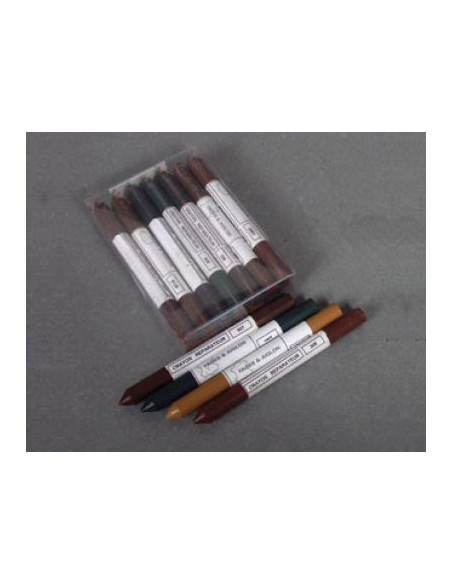 BOITE 12 CRAYONS REPARATEURS - COLORIS ASSORTIS