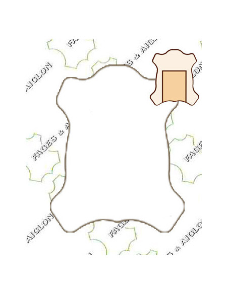 CROUTE CROUPON TANNAGE CHROME PIGMENTEE 1.4/1.6MM