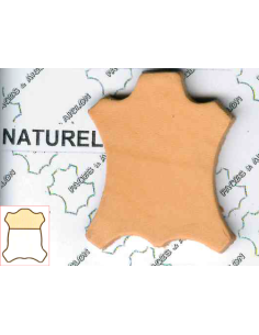 COLLET TANNAGE VEGETAL MAROQUINERIE CHAIR ENDUITE NATUREL