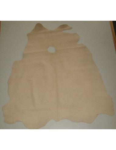 VEAU DOUBLURE TANNAGE MINERAL NATUREL 1.0/1.2MM BEIGE