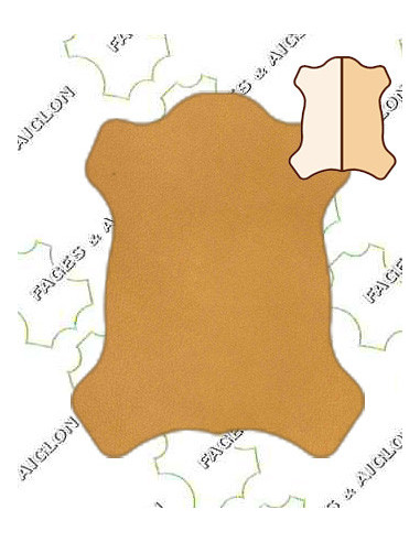BANDE VEAU DOUBLURE TANNAGE MINERAL AM GOLD