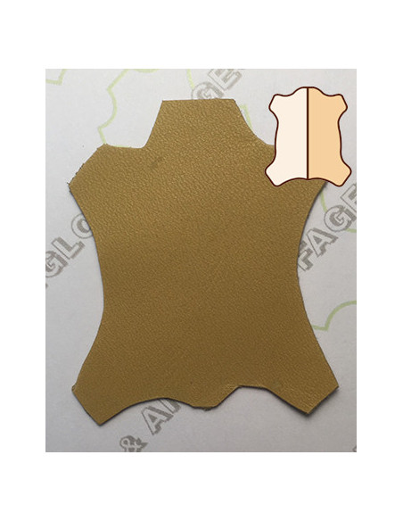 BANDE BOVIN DOUBLURE TANNAGE VEGETAL AMAZON 0.8/1.0MM BEIGE