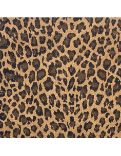 CROUTE CROUPON VELOURS IMPRIME LEOPARD 1.0/1.2MM