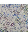 CROUTE CROUPON VELOURS IMPRIME CITY IRIDESCENT - 1.2/1.4MM