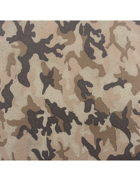 CROUTE CROUPON TANNAGE CHROME IMPRIME CAMOUFLAGE 1.4/1.6MM