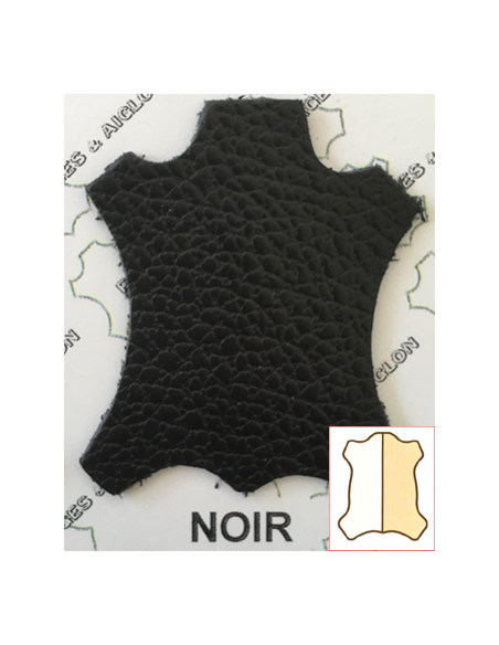BANDE DE VEAU GRAINEE NOIR - CDT 12/14