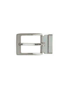 BOUCLE CEINTURE ZAMAK ACIER BYM 101158 LARGEUR 30MM NICKEL