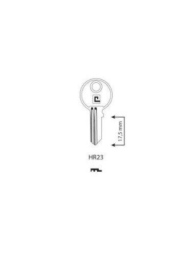 CLE/EBAUCHE HR23 - BOITE DE 100