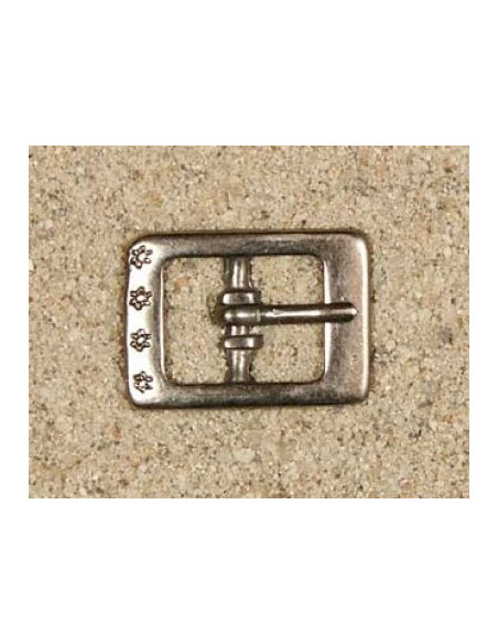 BOUCLE CHAUSSURE ZAMAK ACIER EL 34072 VIEIL ARGENT - 42688