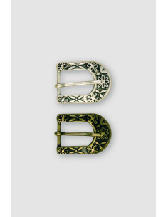BOUCLE CEINTURE ZAMAK ACIER FB 32771 LARGEUR 20MM
