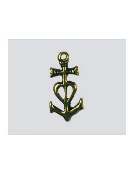 PENDENTIF FB 30458 BRONZE - croix camarguaise