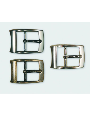 BOUCLE CEINTURE ZAMAK ACIER MG 10520 LARGEUR 35MM