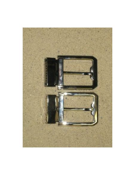 BOUCLE CEINTURE ZAMAK ACIER MG 11647 LARGEUR 35MM