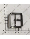 BOUCLE CEINTURE ZAMAK ACIER MG 12074 LARGEUR 35MM