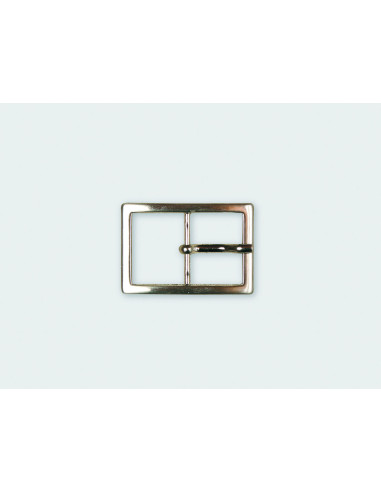 BOUCLE CEINTURE ZAMAK ACIER MG 10280 LARGEUR 30MM NICKEL SATINE